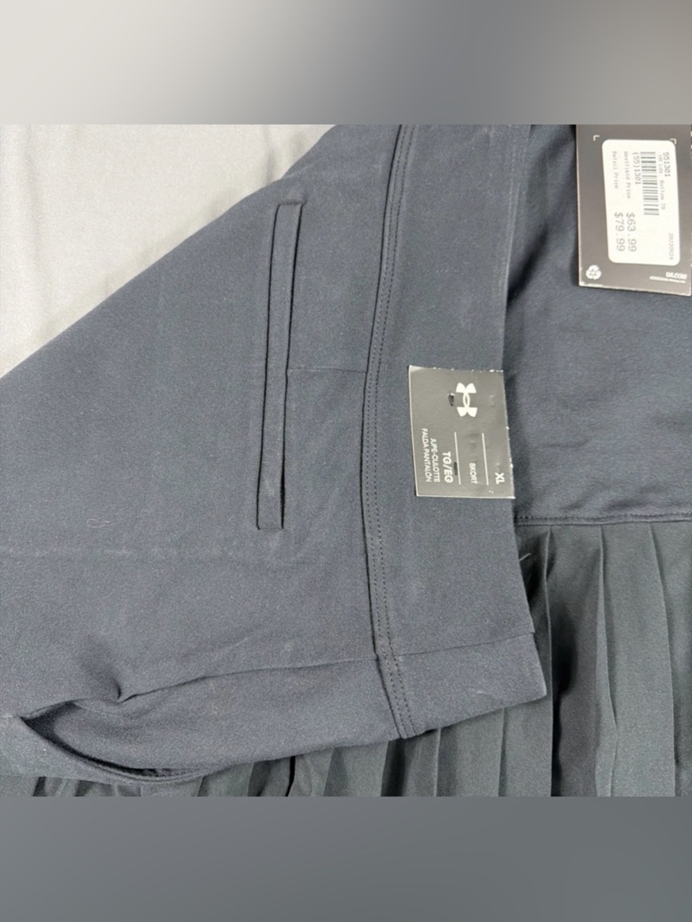 Under Armour Womens Golf Skort XL Black Polyester - Picture 4 of 8